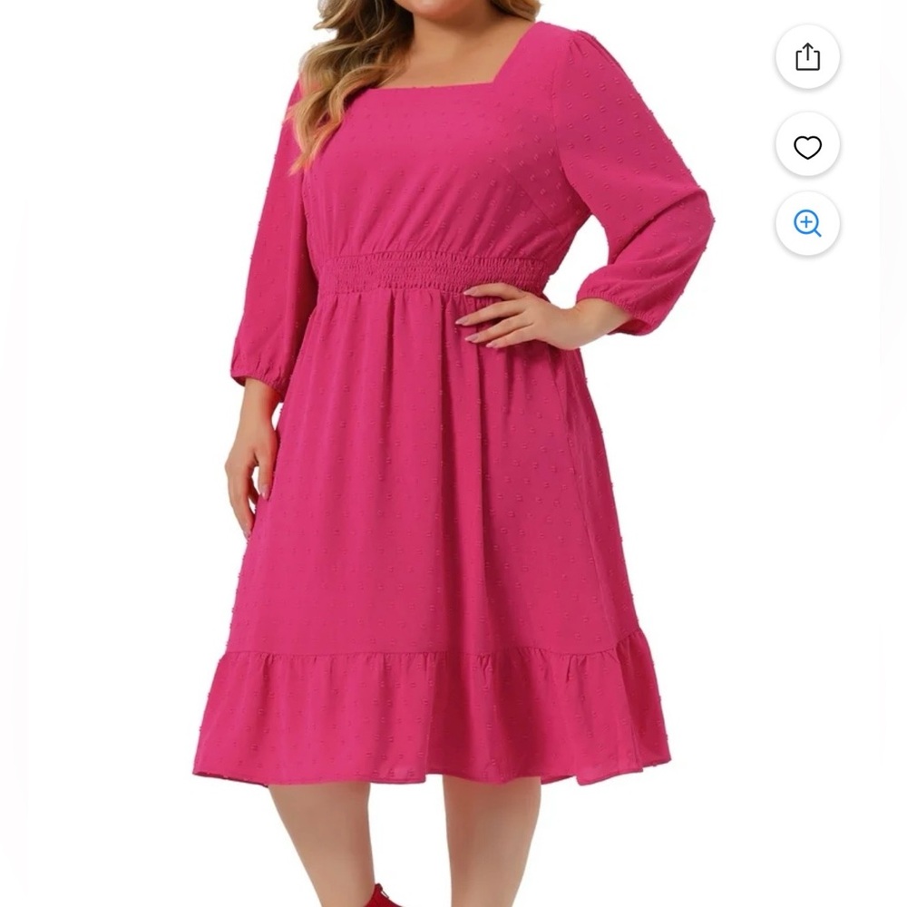 💕MAKE OFFER! Fun and bright! Great condition pink dress💕